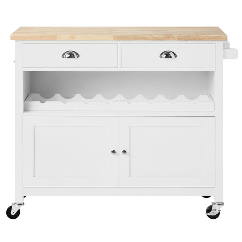 hampshire kitchen trolley 2 drawer 2 door 3