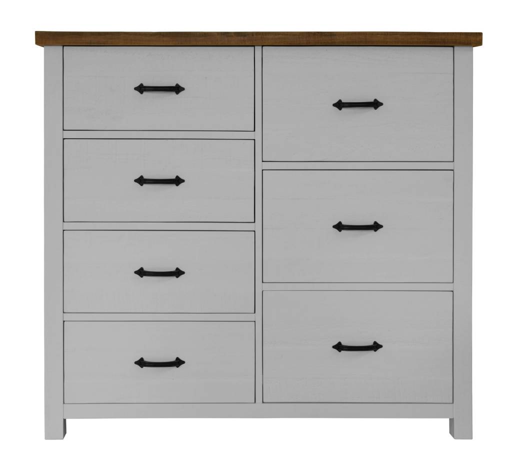 KING BEDROOM SUITE BARNIE WHITE TIMBER INCLUDES BED FRAME 2 x BEDSIDE