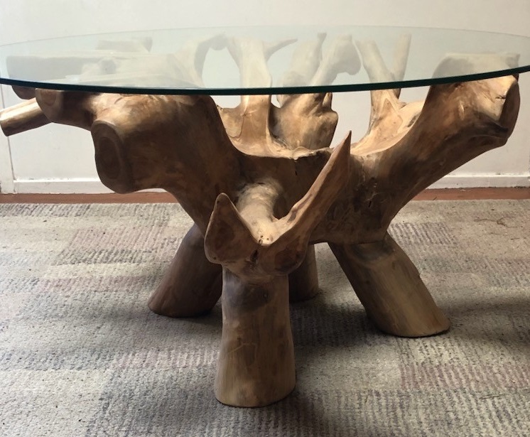 tree root coffee table timber 1