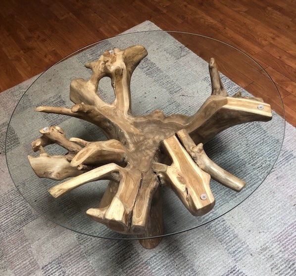 tree root coffee table timber 2