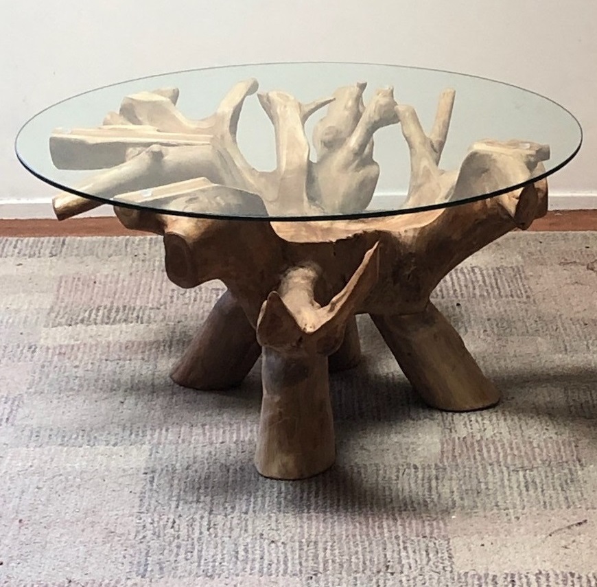 tree root coffee table timber 3