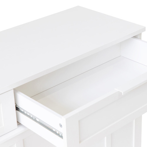 TENLEY 3 DOOR SIDEBOARD BUFFET WHITE 4