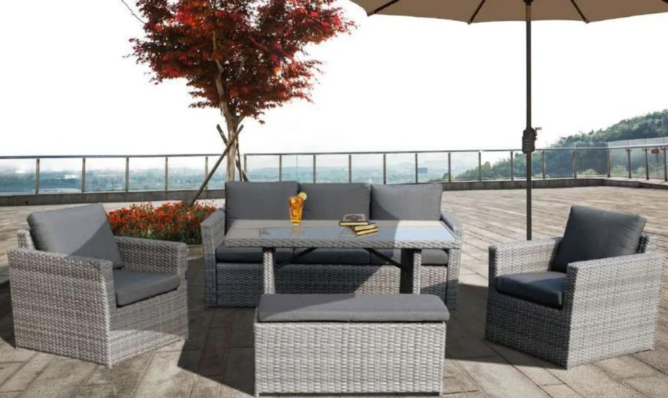 mansard outdoor set
