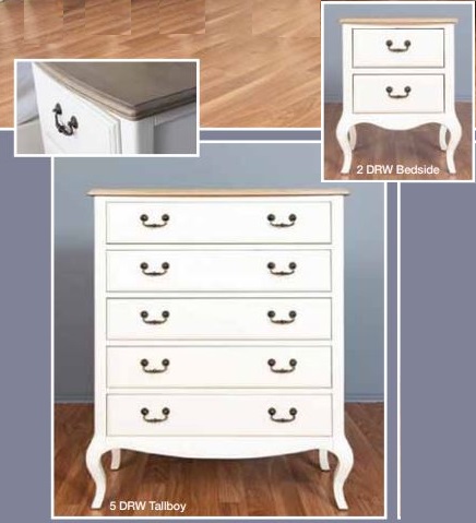 florence tallboy bedside chest