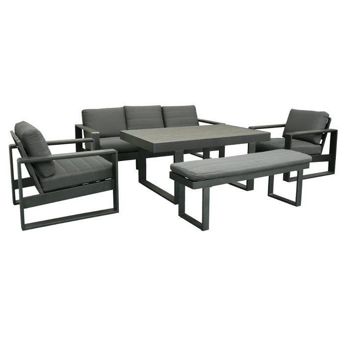 maderia 5 piece lounge dining set
