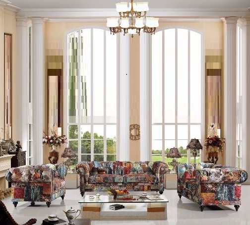 chesterfield patchwork lounge suite 1