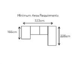 GLEBE CORNER SOFA BED DIMENSIONS